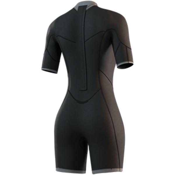 Mystic Brand 3/2mm Back Zip Flatlock Shorty 2026 Våddragt Til Kvinder 35000.250064 - Deep Purple